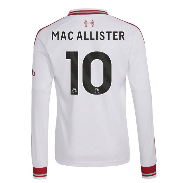 2026-2027 Liverpool Long Sleeve Away Shirt (Kids) (Mac Allister 10)