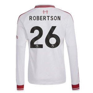 2026-2027 Liverpool Long Sleeve Away Shirt (Kids) (Robertson 26)