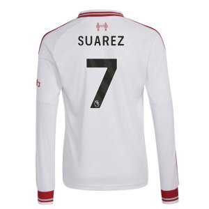 2026-2027 Liverpool Long Sleeve Away Shirt (Kids) (Suarez 7)