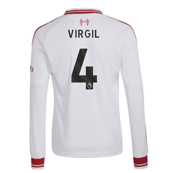 2026-2027 Liverpool Long Sleeve Away Shirt (Kids) (Virgil 4)