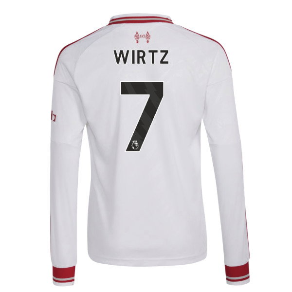 2026-2027 Liverpool Long Sleeve Away Shirt (Kids) (Wirtz 7)