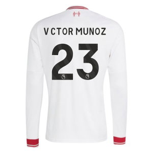 2026-2027 Liverpool Long Sleeve Away Shirt (Víctor Munoz 23)