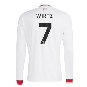 2026-2027 Liverpool Long Sleeve Away Shirt (Wirtz 7)