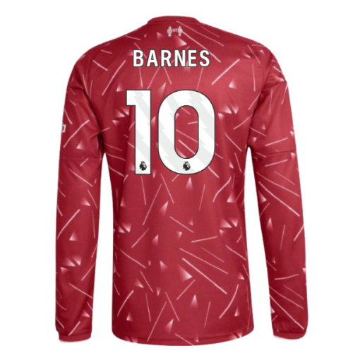 2026-2027 Liverpool Long Sleeve Home Shirt (Barnes 10)