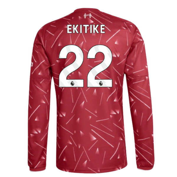 2026-2027 Liverpool Long Sleeve Home Shirt (Ekitike 22)