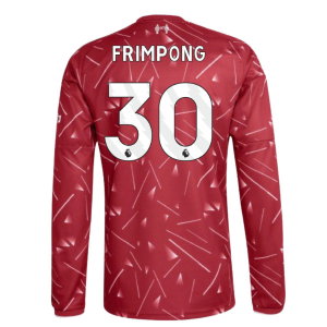 2026-2027 Liverpool Long Sleeve Home Shirt (Frimpong 30)