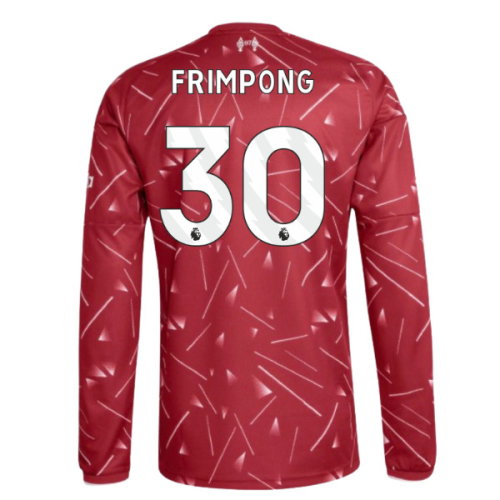 2026-2027 Liverpool Long Sleeve Home Shirt (Frimpong 30)