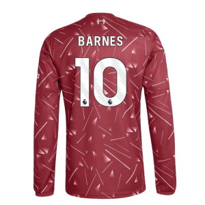 2026-2027 Liverpool Long Sleeve Home Shirt (Kids) (Barnes 10)