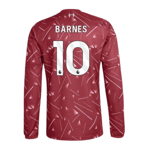2026-2027 Liverpool Long Sleeve Home Shirt (Kids) (Barnes 10)