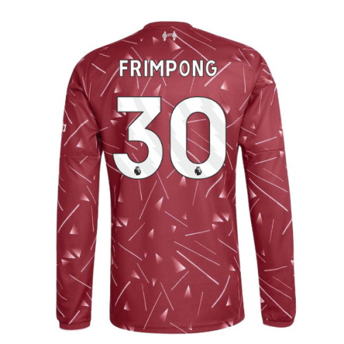 2026-2027 Liverpool Long Sleeve Home Shirt (Kids) (Frimpong 30)