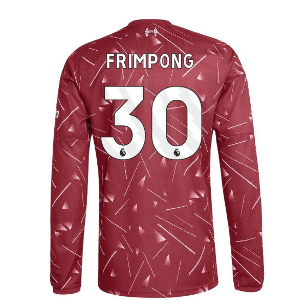 2026-2027 Liverpool Long Sleeve Home Shirt (Kids) (Frimpong 30)