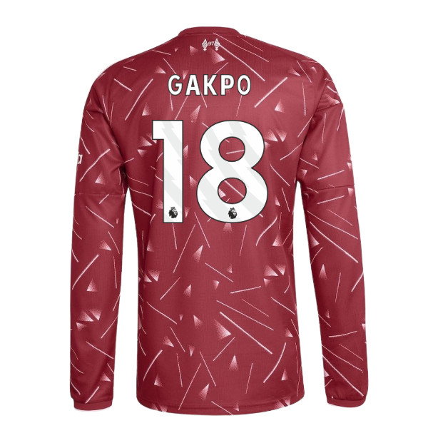 2026-2027 Liverpool Long Sleeve Home Shirt (Kids) (Gakpo 18)