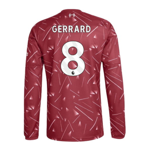 2026-2027 Liverpool Long Sleeve Home Shirt (Kids) (Gerrard 8)