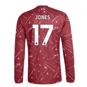 2026-2027 Liverpool Long Sleeve Home Shirt (Kids) (Jones 17)