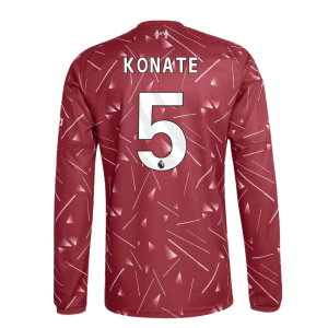 2026-2027 Liverpool Long Sleeve Home Shirt (Kids) (Konate 5)
