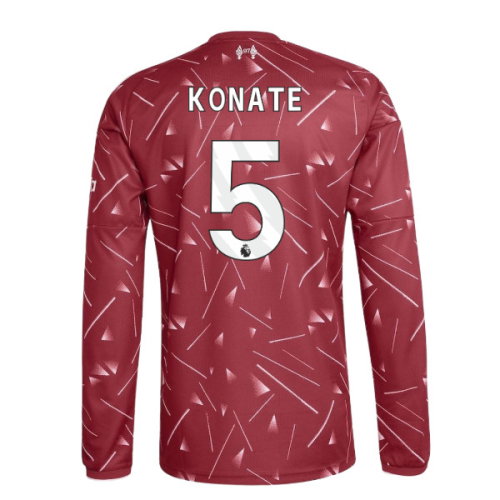 2026-2027 Liverpool Long Sleeve Home Shirt (Kids) (Konate 5)