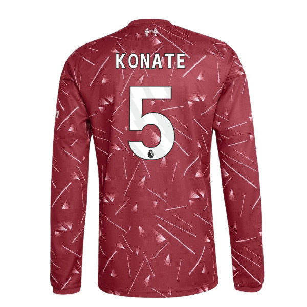 2026-2027 Liverpool Long Sleeve Home Shirt (Kids) (Konate 5)