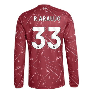 2026-2027 Liverpool Long Sleeve Home Shirt (Kids) (R.Araujo 33)