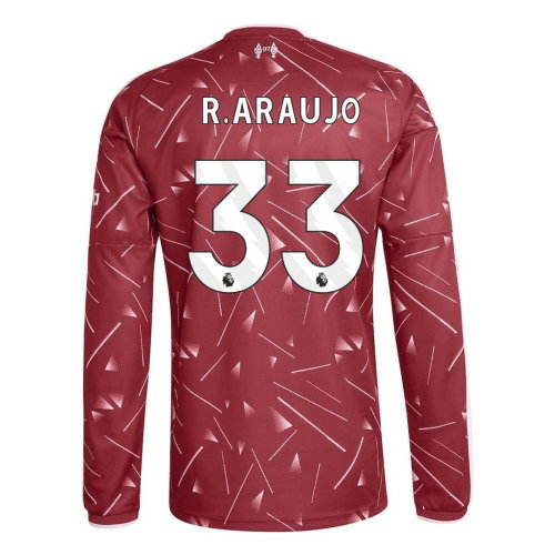 2026-2027 Liverpool Long Sleeve Home Shirt (Kids) (R.Araujo 33)