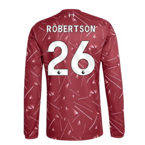 2026-2027 Liverpool Long Sleeve Home Shirt (Kids) (Robertson 26)