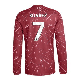 2026-2027 Liverpool Long Sleeve Home Shirt (Kids) (Suarez 7)