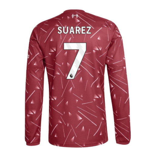 2026-2027 Liverpool Long Sleeve Home Shirt (Kids) (Suarez 7)