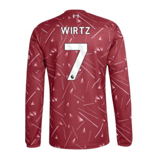 2026-2027 Liverpool Long Sleeve Home Shirt (Kids) (Wirtz 7)