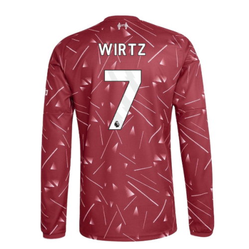 2026-2027 Liverpool Long Sleeve Home Shirt (Kids) (Wirtz 7)