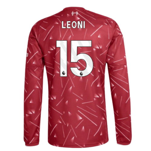 2026-2027 Liverpool Long Sleeve Home Shirt (Leoni 15)
