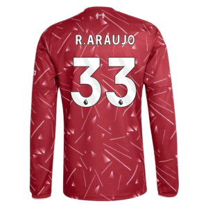 2026-2027 Liverpool Long Sleeve Home Shirt (R.Araujo 33)