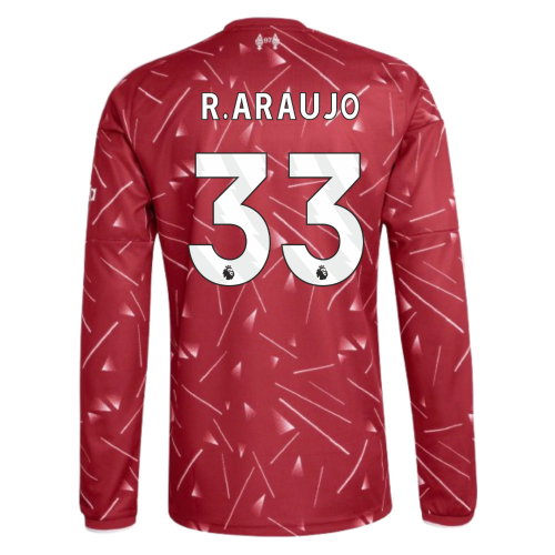 2026-2027 Liverpool Long Sleeve Home Shirt (R.Araujo 33)
