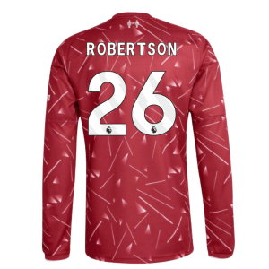 2026-2027 Liverpool Long Sleeve Home Shirt (Robertson 26)