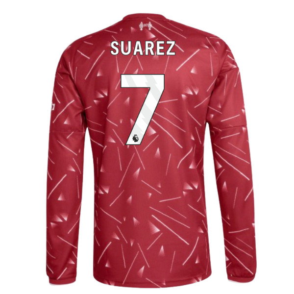 2026-2027 Liverpool Long Sleeve Home Shirt (Suarez 7)