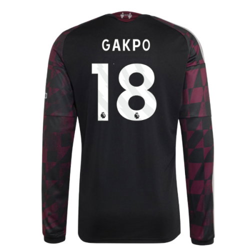 2026-2027 Liverpool Long Sleeve Third Shirt (Gakpo 18)