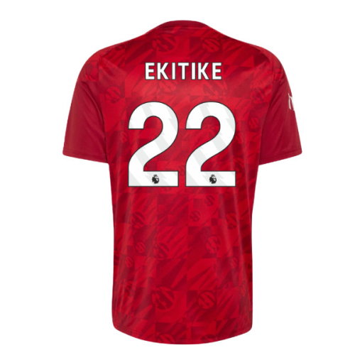 2026-2027 Liverpool Pre-Match Warm Up Shirt (Active Maroon) (Ekitike 22)
