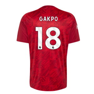 2026-2027 Liverpool Pre-Match Warm Up Shirt (Active Maroon) (Gakpo 18)