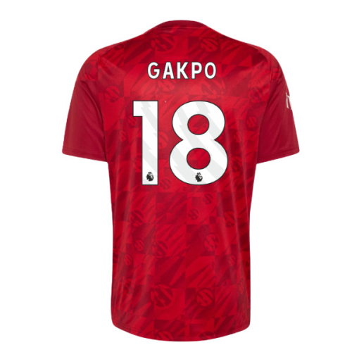 2026-2027 Liverpool Pre-Match Warm Up Shirt (Active Maroon) (Gakpo 18)