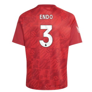 2026-2027 Liverpool Pre-Match Warm Up Shirt (Active Maroon) - Kids (Endo 3)