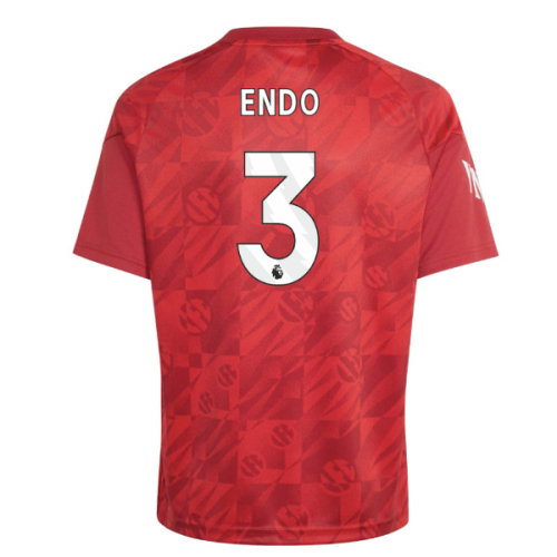 2026-2027 Liverpool Pre-Match Warm Up Shirt (Active Maroon) - Kids (Endo 3)