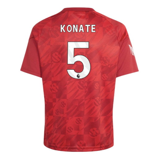 2026-2027 Liverpool Pre-Match Warm Up Shirt (Active Maroon) - Kids (Konate 5)