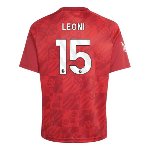 2026-2027 Liverpool Pre-Match Warm Up Shirt (Active Maroon) - Kids (Leoni 15)