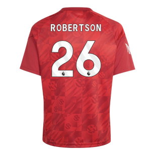 2026-2027 Liverpool Pre-Match Warm Up Shirt (Active Maroon) - Kids (Robertson 26)