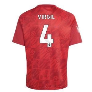 2026-2027 Liverpool Pre-Match Warm Up Shirt (Active Maroon) - Kids (Virgil 4)