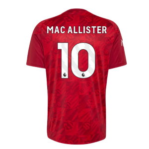2026-2027 Liverpool Pre-Match Warm Up Shirt (Active Maroon) (Mac Allister 10)