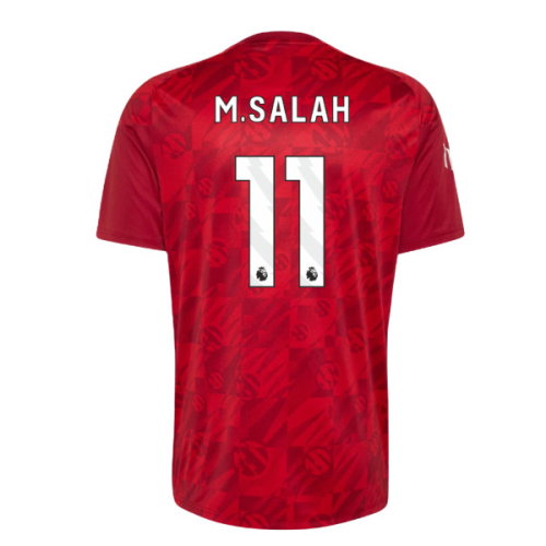 2026-2027 Liverpool Pre-Match Warm Up Shirt (Active Maroon) (M.Salah 11)