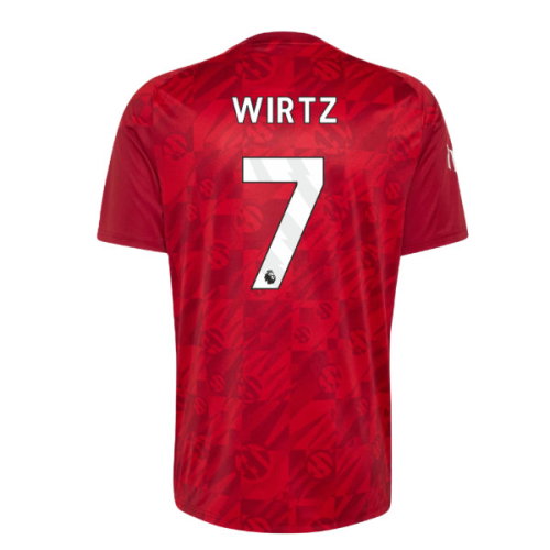 2026-2027 Liverpool Pre-Match Warm Up Shirt (Active Maroon) (Wirtz 7)