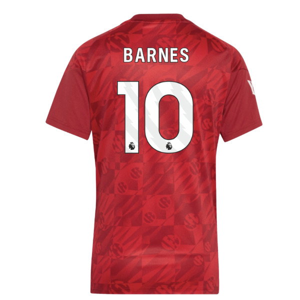 2026-2027 Liverpool Pre-Match Warm Up Shirt (Active Maroon) - Womens (Barnes 10)