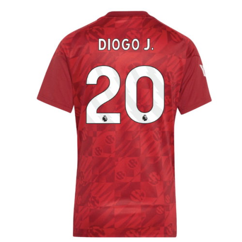 2026-2027 Liverpool Pre-Match Warm Up Shirt (Active Maroon) - Womens (Diogo J. 20)