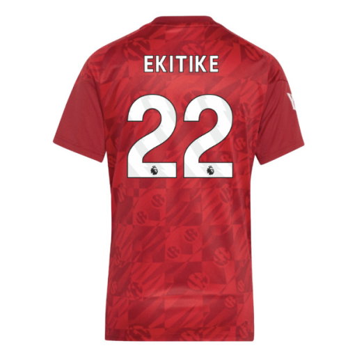 2026-2027 Liverpool Pre-Match Warm Up Shirt (Active Maroon) - Womens (Ekitike 22)