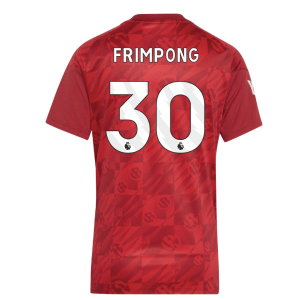 2026-2027 Liverpool Pre-Match Warm Up Shirt (Active Maroon) - Womens (Frimpong 30)